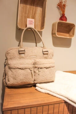 Sac à Langer (avec Matelas à Langer) Hello Little One Sherpa Beige Par Kidzroom -Bbandco 030 4184 6