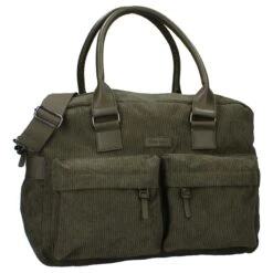 Sac à Langer (avec Matelas à Langer) – Velours Côtelé Fougère Par Kidzroom -Bbandco 030 4295 green scaled 2