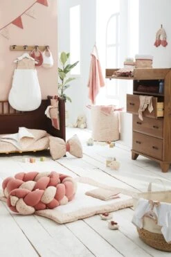 Maxi Panier De Rangement à Anses Nude/marsala – Blooming Day -Bbandco 10503 Maxi panier de rangement a anses Blooming Day nudemarsala Maxi Paniers de rangement par BBCo