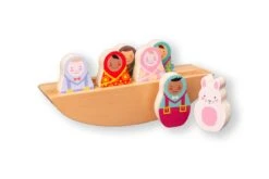 Bateau En Bois Woodlies (+ 7 Personnages) – Petits Amis -Bbandco 11297 Bateau en bois Woodlies 7 personnages Petits Amis Jouets par Rosa Bo