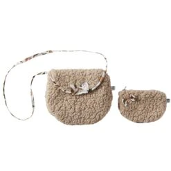 BB&Co – Sac Bandoulière + Porte-monnaie Sherpa Ourson / Imp. Feuillages