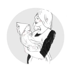 Cape De Bain Tablier En Bambou Et Gaze Mousse De Lait -Bbandco 13358 Cape de bain Tablier en bambou mousse de lait Peignoirs Capes de Bain par BBCo