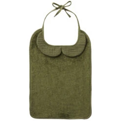 Grand Bavoir Bambou Et Gaze De Coton Fougère