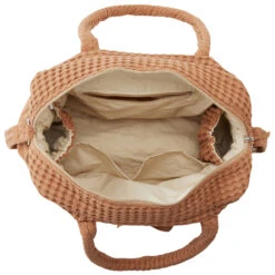 Sac à Langer En Coton Gaufré Cassonade -Bbandco 3662159040848 3 1