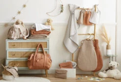 Sac à Langer En Coton Gaufré Cassonade -Bbandco 3662159040848 5 1