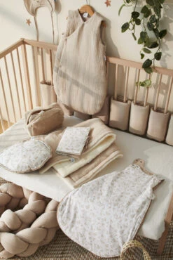 Couverture Luxe Fausse Fourrure Angora Beige / Coton Imprimé – Daydream -Bbandco 3662159042507 4