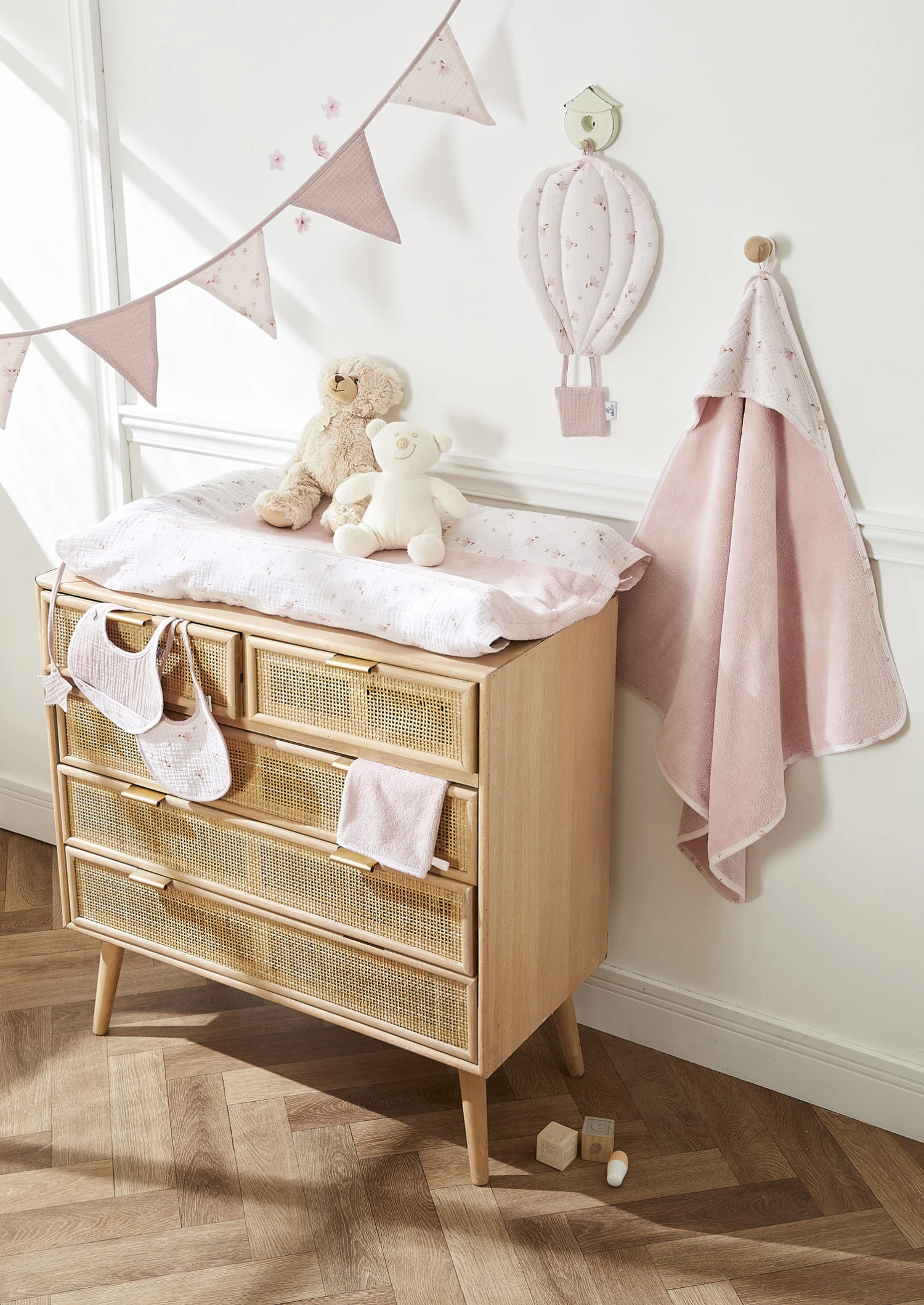 Guirlande Fanions Coton 250 Cm – Lovely Blossom 3 Guirlande Fanions Coton 250 Cm – Lovely Blossom – Image 3