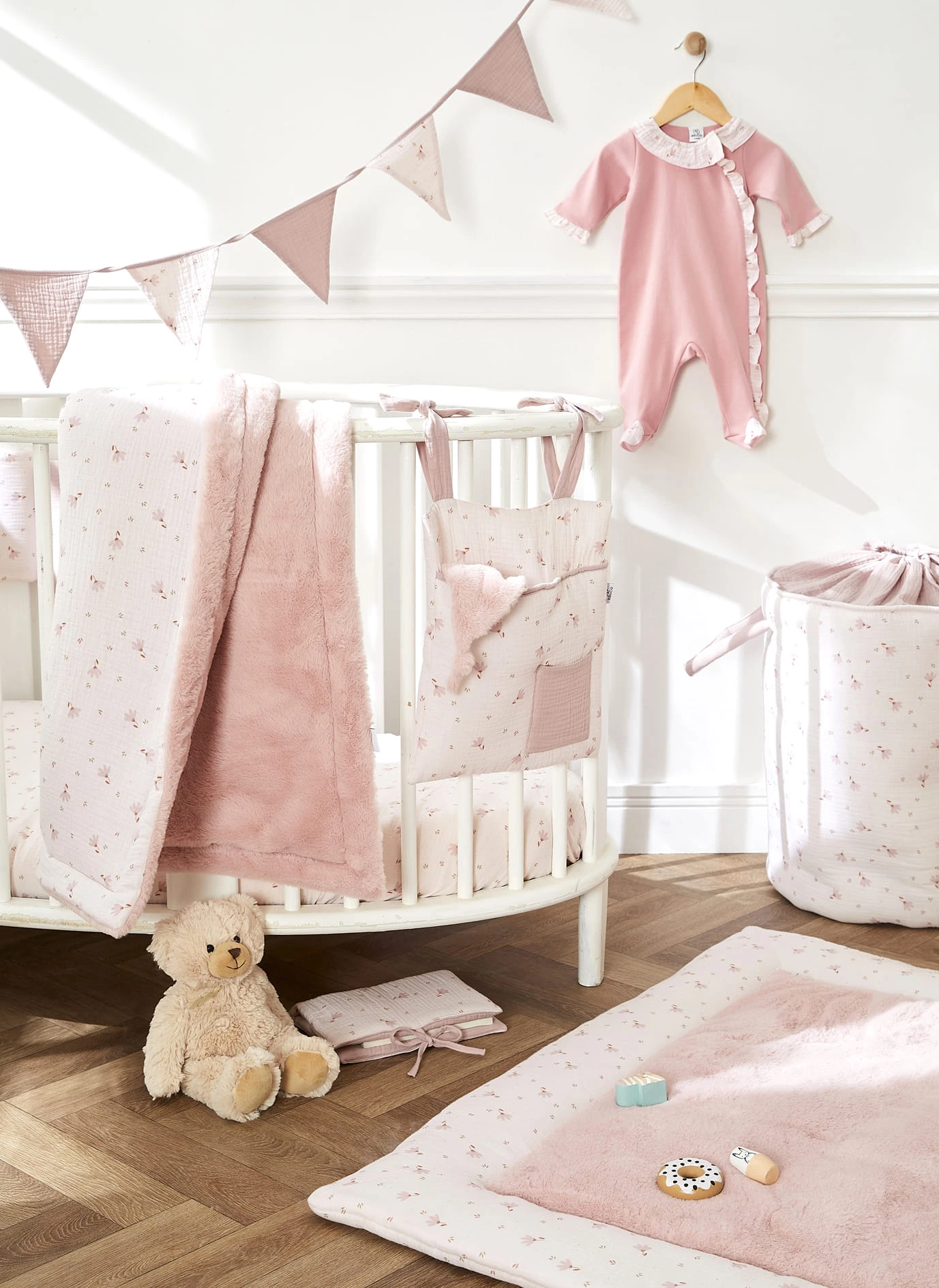 Guirlande Fanions Coton 250 Cm – Lovely Blossom 4 Guirlande Fanions Coton 250 Cm – Lovely Blossom – Image 4