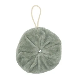 Fleur De Douche Enfant En éponge Bambou Vert De Gris