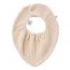 Bavoir-bandana Réversible En Bambou Et Gaze Biscuit