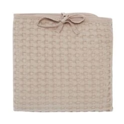 Matelas à Langer Nomade En Coton Gaufré Latte