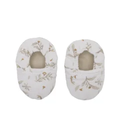 Chaussons Popeline Imprimé Blanc / Beige
