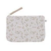 Baby Trousse Coton Imp. Feuilles Blanc / Biscuit