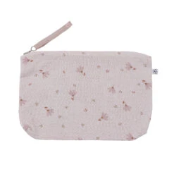 Baby Trousse Gaze De Coton Imprimé Fleurs / Pétale