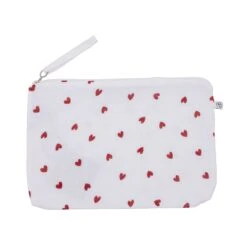 Baby Trousse Gaze De Coton Imprimé Cœurs