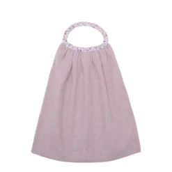 Serviette élastiquée En Gaze De Coton Pétale / Verso Imp. Liberty