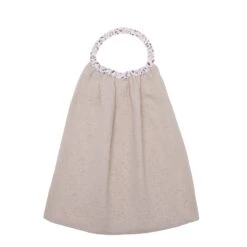 Serviette élastiquée En Gaze De Coton Biscuit / Verso Imp. Terrazzo