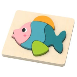 Petit Puzzle En Bois – Poisson
