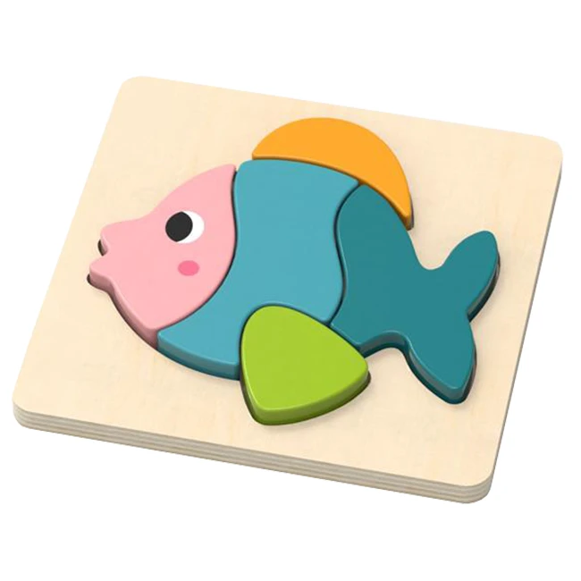 Petit Puzzle En Bois – Poisson 1 Petit Puzzle En Bois – Poisson