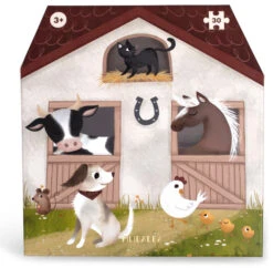 Coffret Grand Puzzle 30 Pces – A La Ferme