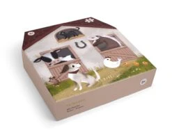 Coffret Grand Puzzle 30 Pces – A La Ferme -Bbandco 5712804027637 2
