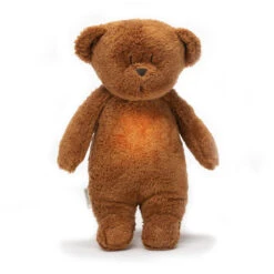Moonie – Ourson Nature Bio Avec Sons & Lumières Caramel