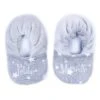 Chaussons Bi-matière “Petite Merveille” gris/blanc