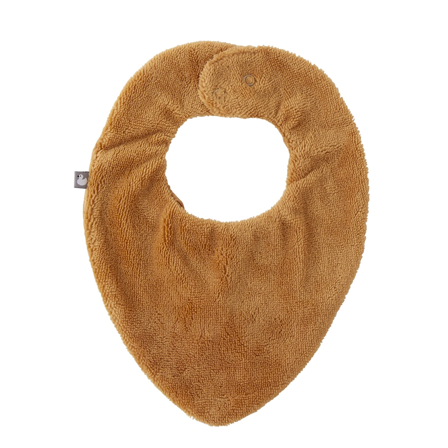 Bavoir-bandana Réversible En Bambou Et Gaze Noisette 2 Bavoir-bandana Réversible En Bambou Et Gaze Noisette – Image 2