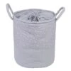 Maxi Panier De Rangement à Anses Une étoile Est Née Gris/blanc