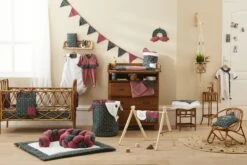 Maxi Panier De Rangement à Anses Framboise/ Imprimé Fleurs Vintage Flowers -Bbandco 8664 Maxi panier de rangement a anses framboise imprime fleurs Vintage Flowers Maxi Paniers de rangement par BBCo