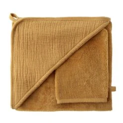 Cape De Bain + Gant En Bambou & Gaze Noisette – Mix & Match