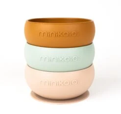 Bol Antidérapant + Couvercle En Silicone – Nude -Bbandco 8995 Bol antiderapant couvercle en silicone Nude Vaisselle pour bebe par Minikoioi
