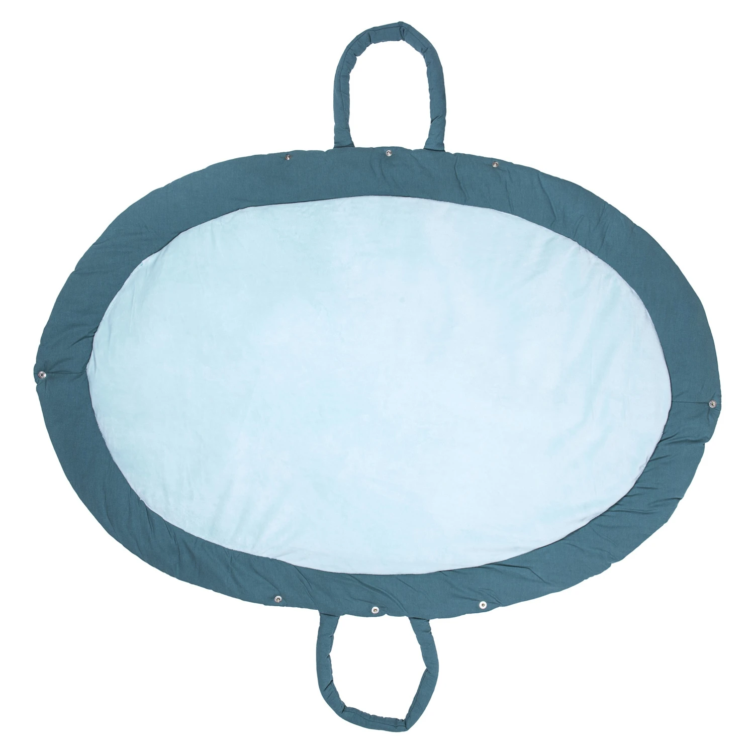 Tapis De Jeu Nomade Transformable En Sac Palmiers/céladon 2 Tapis De Jeu Nomade Transformable En Sac Palmiers/céladon – Image 2