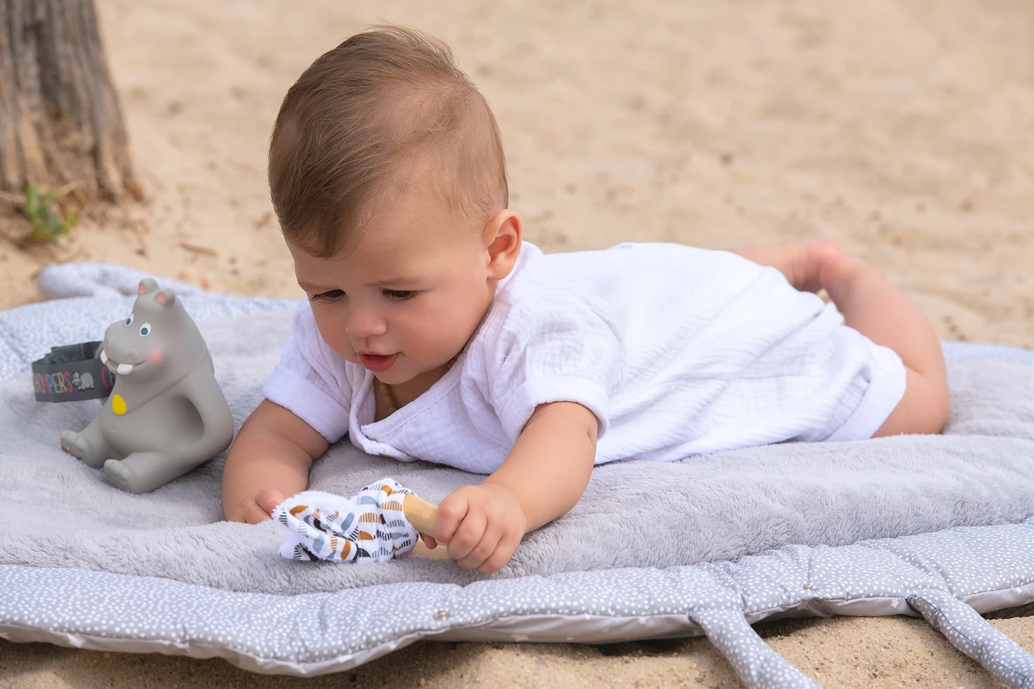 Tapis De Jeu Nomade Transformable En Sac Palmiers/céladon 5 Tapis De Jeu Nomade Transformable En Sac Palmiers/céladon – Image 5