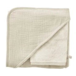 Cape De Bain + Gant En Bambou & Gaze Mousse De Lait – Mix & Match