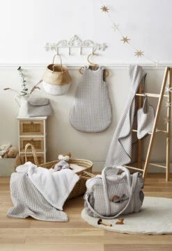 Matelas à Langer Nomade En Coton Gaufré Nuage 5 Matelas à Langer Nomade En Coton Gaufré Nuage -Bbandco CG Nuage