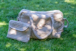 Sac à Langer En Coton Gaufré Latte -Bbandco DSC02293m 1