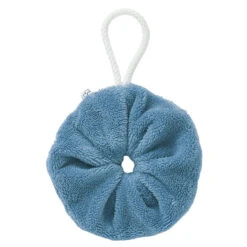 Fleur De Douche Enfant En éponge Bambou Pierre Bleue