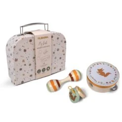 Valisette – 3 Instruments Musique En Bois