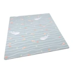 Tapis De Jeu Nomade Lavable Vinyle Réversible Pois/océan 9 Tapis De Jeu Nomade Lavable Vinyle Réversible Pois/océan -Bbandco LGMOV c 2