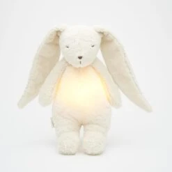 Moonie – Lapin Nature Bio Avec Sons & Lumières Blanc Polaire