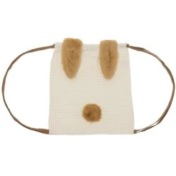 BB&Co – Sac à Dos Lapin En Nid D’abeille – écru / Noisette