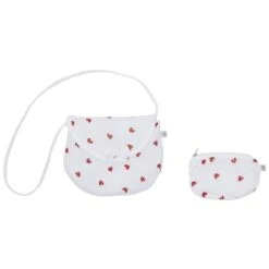 BB&Co – Sac Bandoulière + Porte-monnaie Gaze De Coton Imp. Coeurs