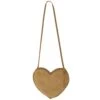 BB&Co – Sac Bandoulière Forme Cœur En Fausse Fourrure Noisette