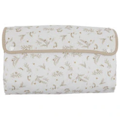 Tapis à Langer Nomade Imp. Feuilles & Libellules / Biscuit